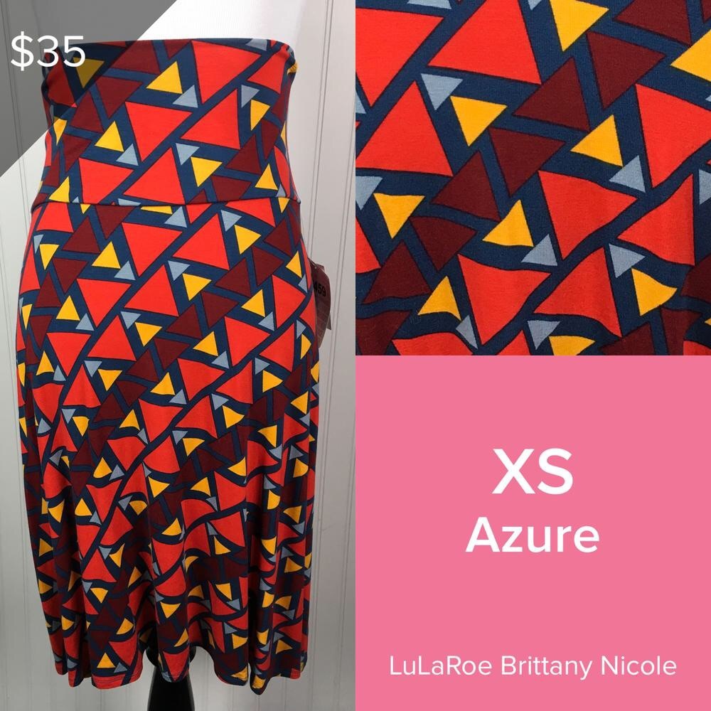 BNWT XS Azure LuLaRoe